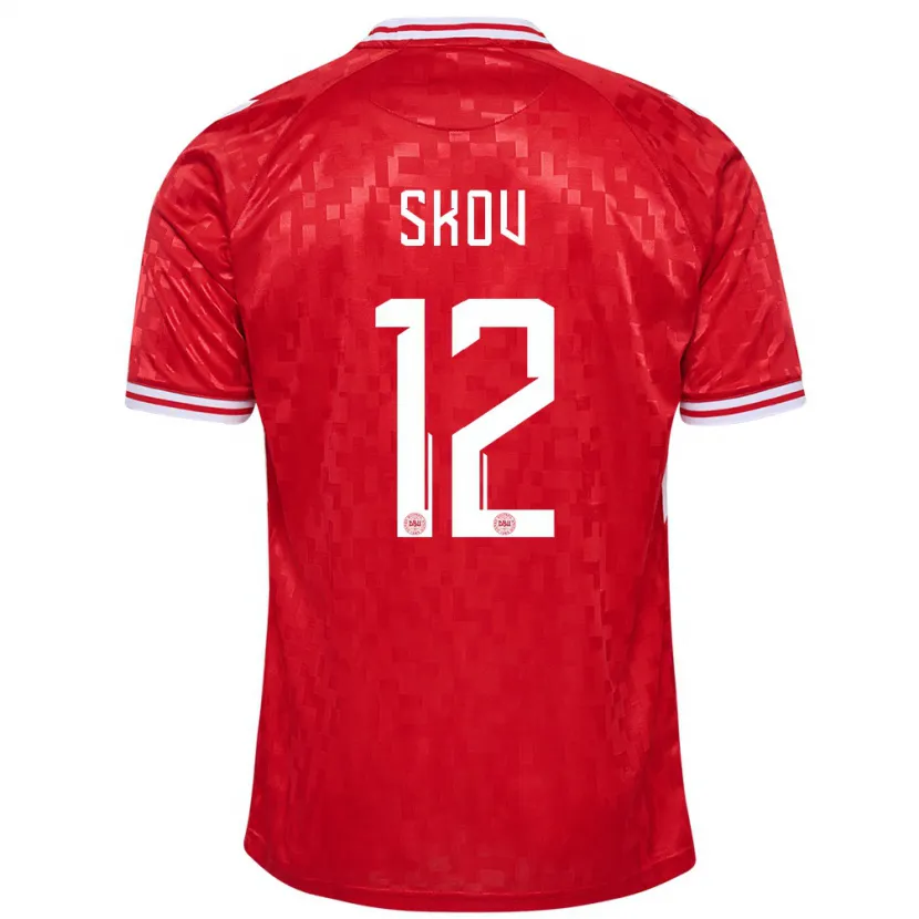 Danxen Kid Denmark Robert Skov #12 Red Home Jersey 24-26 T-Shirt