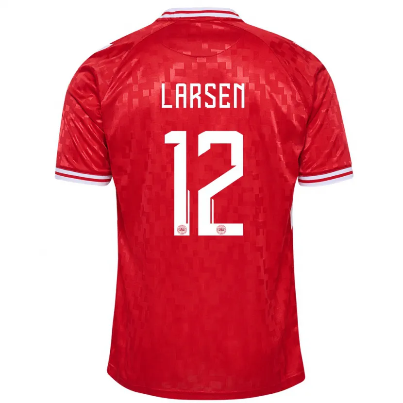 Danxen Kid Denmark Stine Larsen #12 Red Home Jersey 24-26 T-Shirt