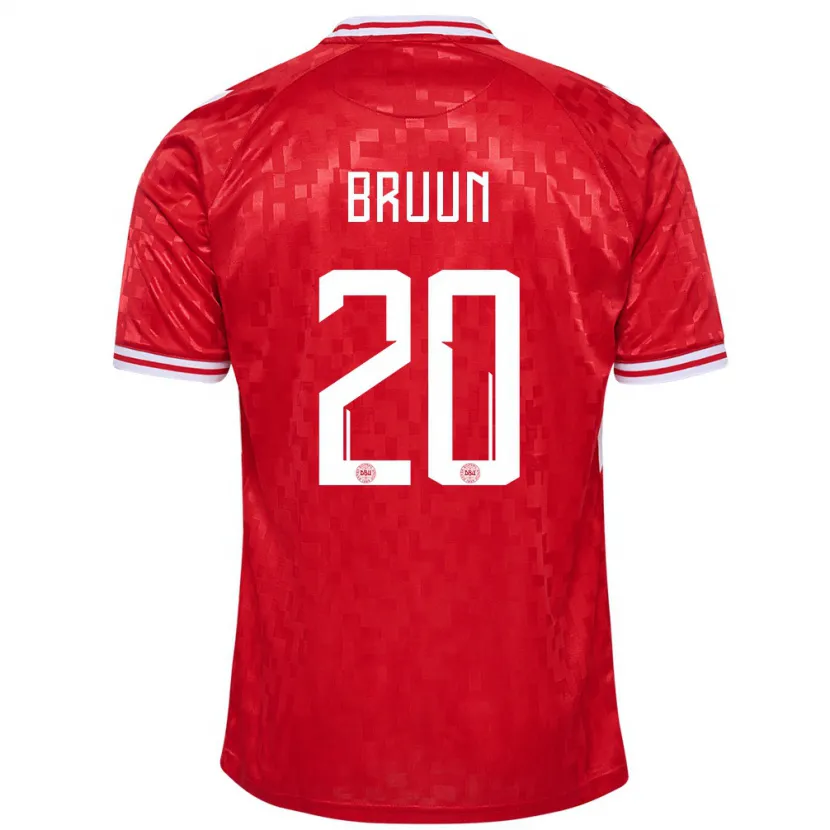 Danxen Kid Denmark Signe Bruun #20 Red Home Jersey 24-26 T-Shirt