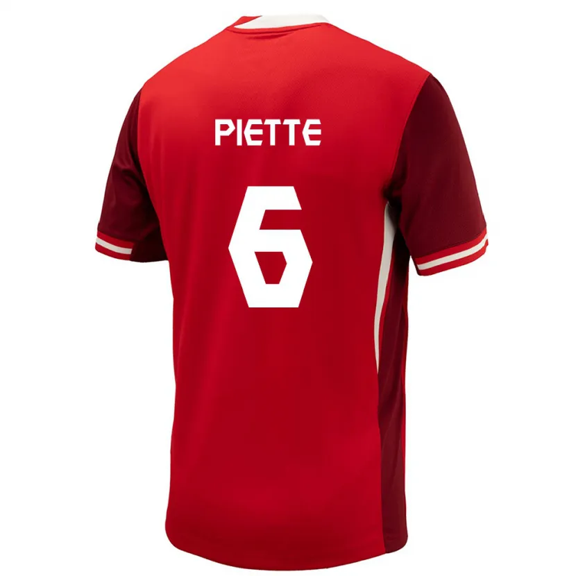 Danxen Kid Canada Samuel Piette #6 Red Home Jersey 24-26 T-Shirt