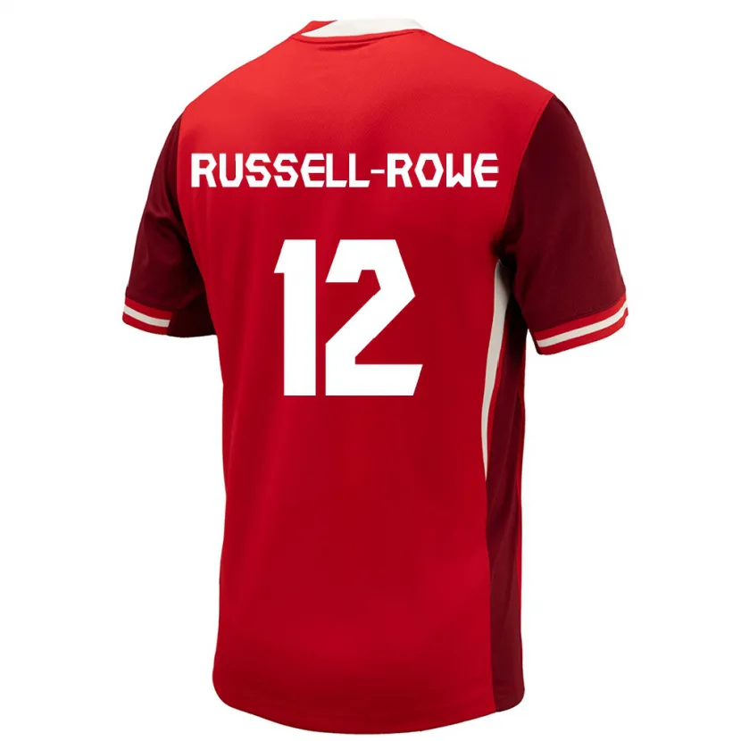 Danxen Kid Canada Jacen Russell-Rowe #12 Red Home Jersey 24-26 T-Shirt