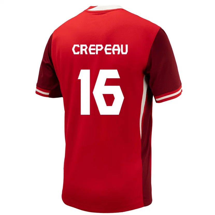 Danxen Kid Canada Maxime Crépeau #16 Red Home Jersey 24-26 T-Shirt