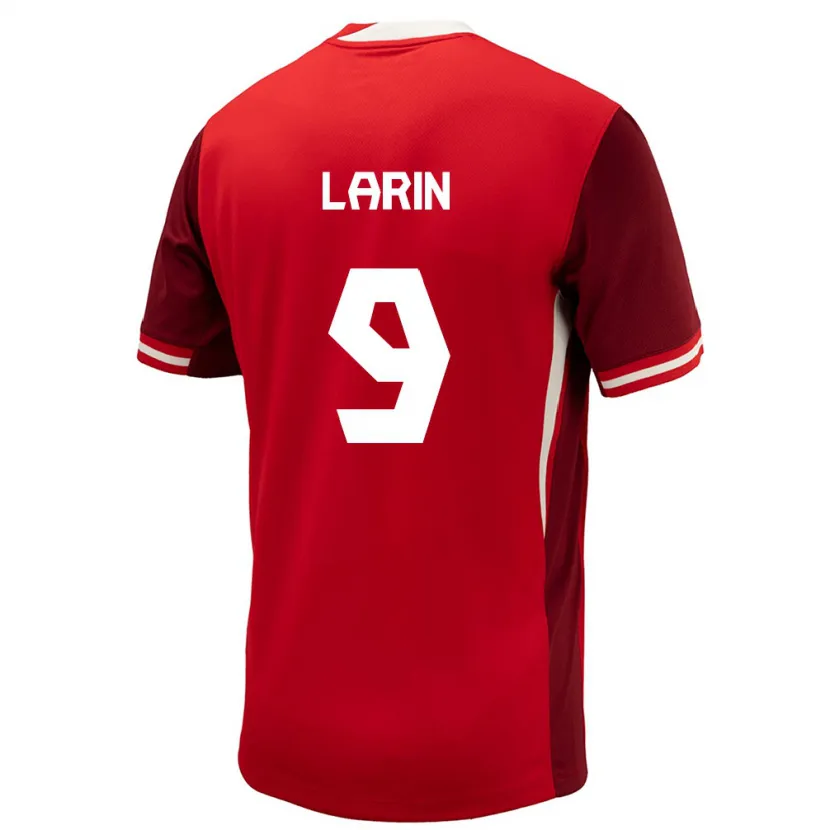 Danxen Kid Canada Cyle Larin #9 Red Home Jersey 24-26 T-Shirt