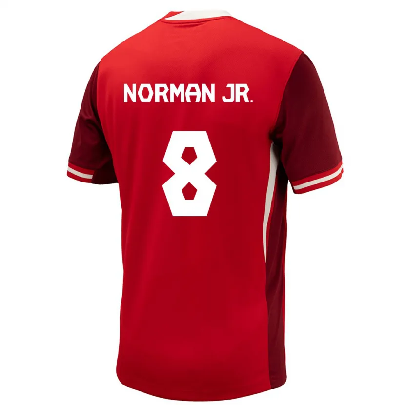 Danxen Kid Canada David Norman Jr. #8 Red Home Jersey 24-26 T-Shirt