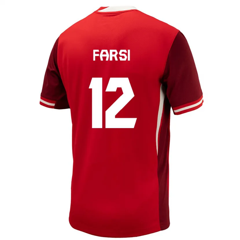 Danxen Kid Canada Mohamed Farsi #12 Red Home Jersey 24-26 T-Shirt