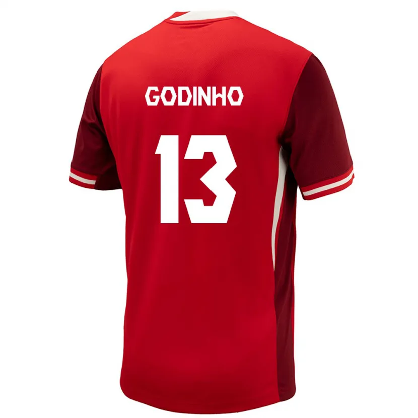 Danxen Kid Canada Marcus Godinho #13 Red Home Jersey 24-26 T-Shirt