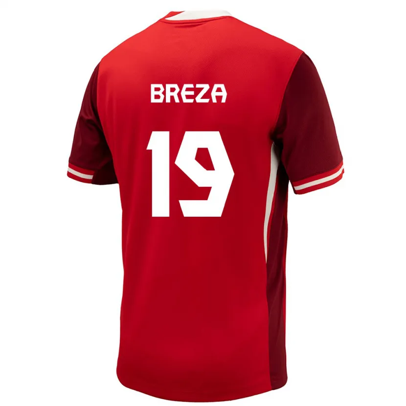 Danxen Kid Canada Sebastian Breza #19 Red Home Jersey 24-26 T-Shirt