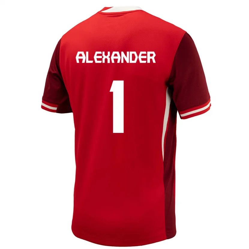 Danxen Kid Canada Ben Alexander #1 Red Home Jersey 24-26 T-Shirt