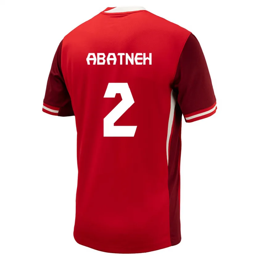 Danxen Kid Canada Noah Abatneh #2 Red Home Jersey 24-26 T-Shirt