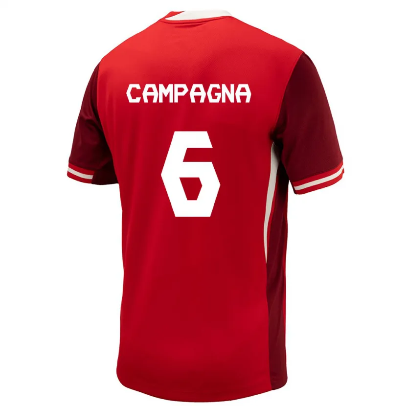 Danxen Kid Canada Matteo Campagna #6 Red Home Jersey 24-26 T-Shirt