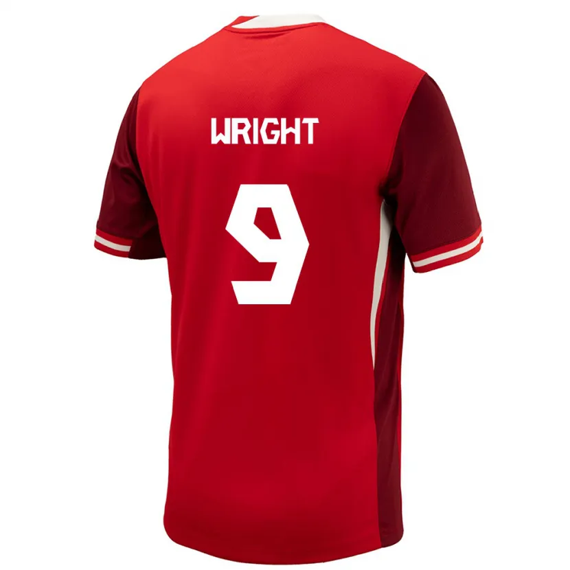 Danxen Kid Canada Lowell Wright #9 Red Home Jersey 24-26 T-Shirt