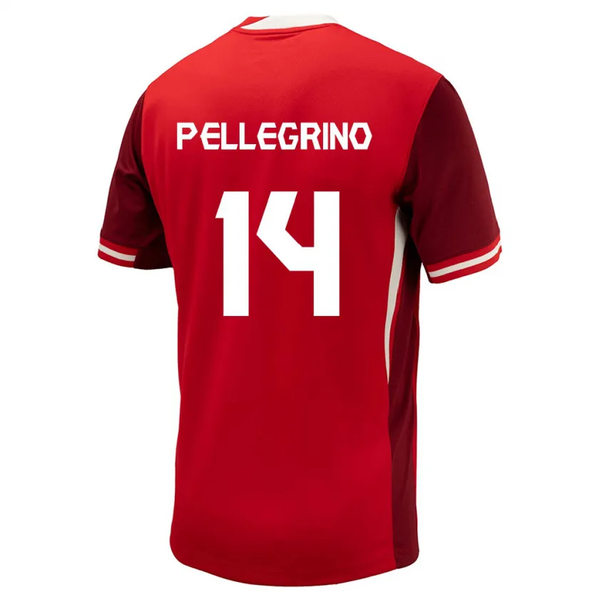 Danxen Kid Canada Gabriel Pellegrino #14 Red Home Jersey 24-26 T-Shirt