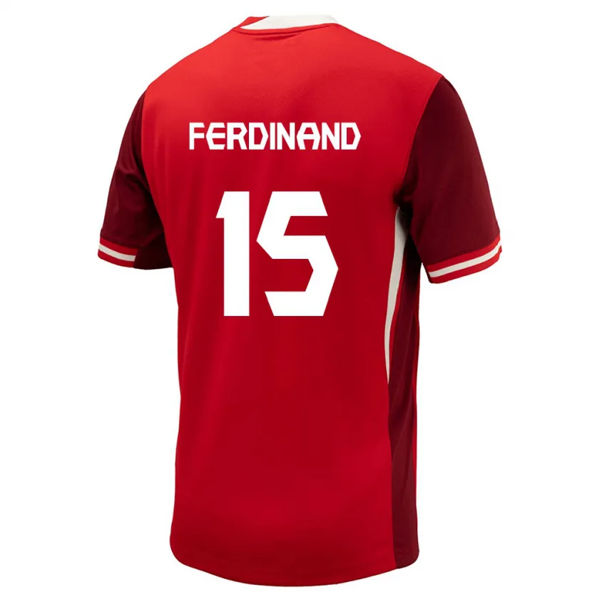 Danxen Kid Canada Keesean Ferdinand #15 Red Home Jersey 24-26 T-Shirt