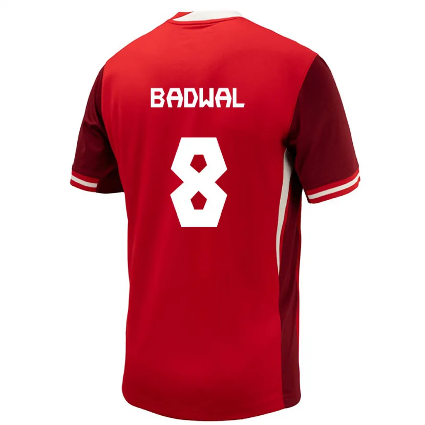 Danxen Kid Canada Jeevan Badwal #8 Red Home Jersey 24-26 T-Shirt