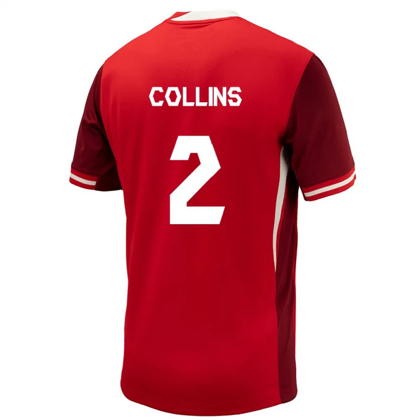 Danxen Kid Canada Sydney Collins #2 Red Home Jersey 24-26 T-Shirt