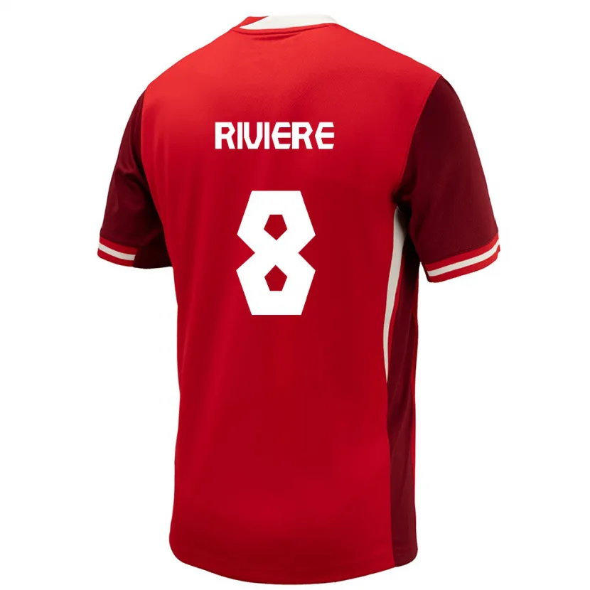 Danxen Kid Canada Jayde Riviere #8 Red Home Jersey 24-26 T-Shirt