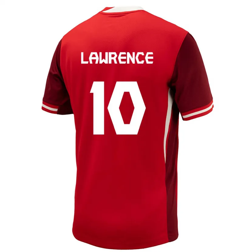 Danxen Kid Canada Ashley Lawrence #10 Red Home Jersey 24-26 T-Shirt