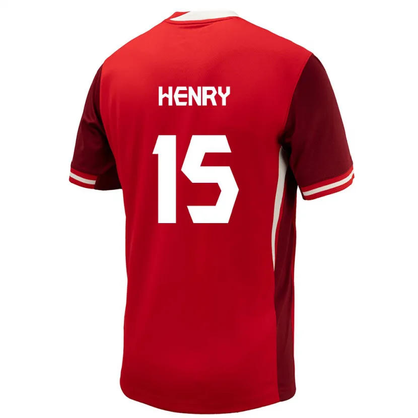 Danxen Kid Canada Doneil Henry #15 Red Home Jersey 24-26 T-Shirt