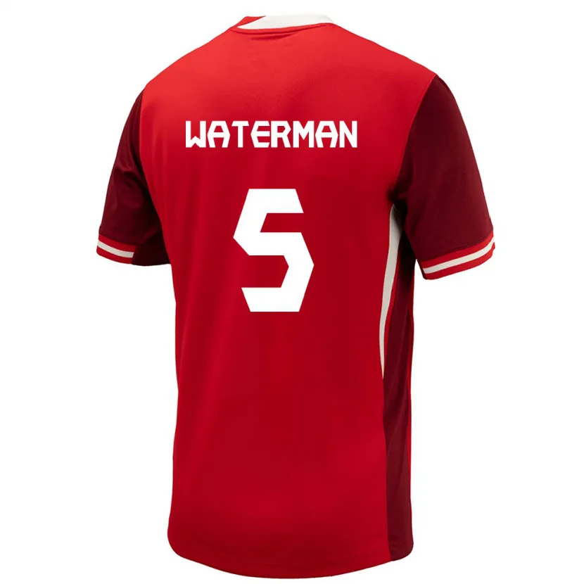 Danxen Kid Canada Joel Waterman #5 Red Home Jersey 24-26 T-Shirt