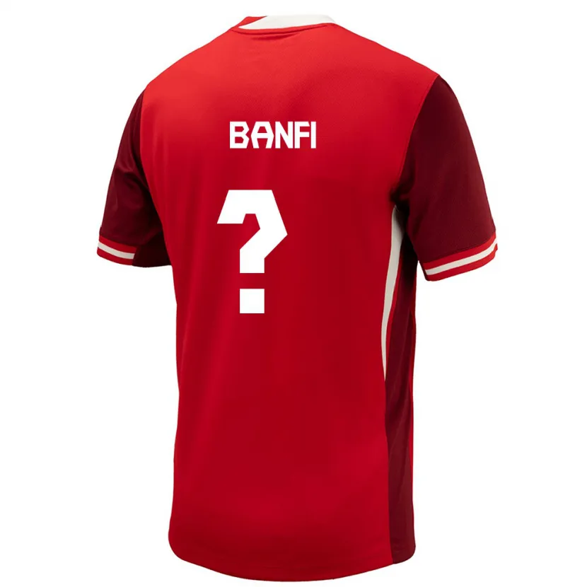 Danxen Kid Canada Samuel Banfi #0 Red Home Jersey 24-26 T-Shirt