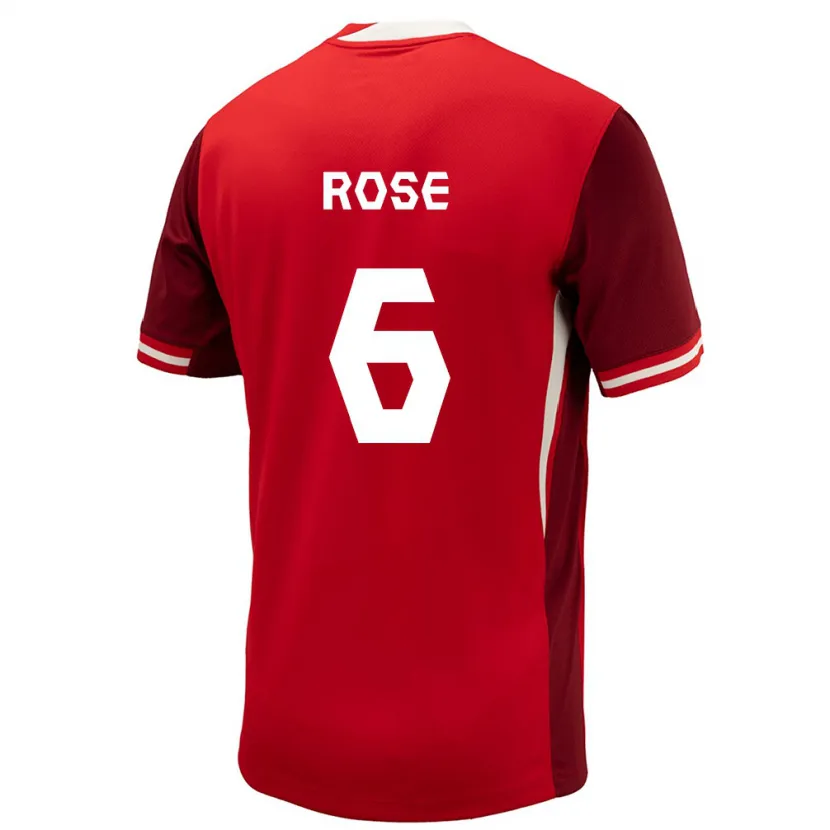 Danxen Kid Canada Deanne Rose #6 Red Home Jersey 24-26 T-Shirt