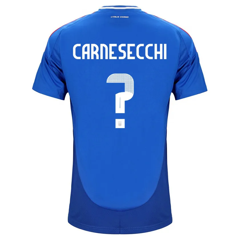 Danxen Kid Italy Marco Carnesecchi #0 Blue Home Jersey 24-26 T-Shirt