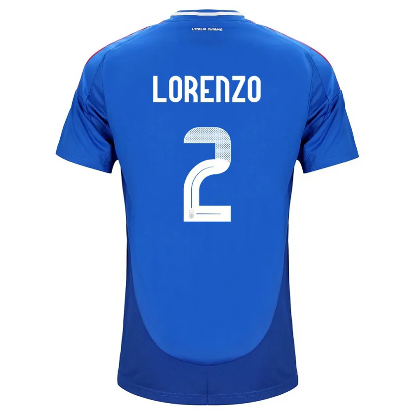 Danxen Kid Italy Giovanni Di Lorenzo #2 Blue Home Jersey 24-26 T-Shirt