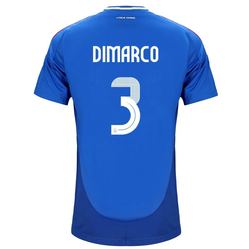 Danxen Kid Italy Federico Dimarco #3 Blue Home Jersey 24-26 T-Shirt