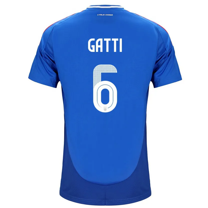 Danxen Kid Italy Federico Gatti #6 Blue Home Jersey 24-26 T-Shirt