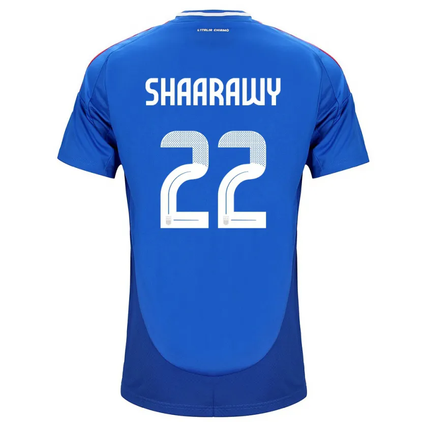 Danxen Kid Italy Stephan El Shaarawy #22 Blue Home Jersey 24-26 T-Shirt