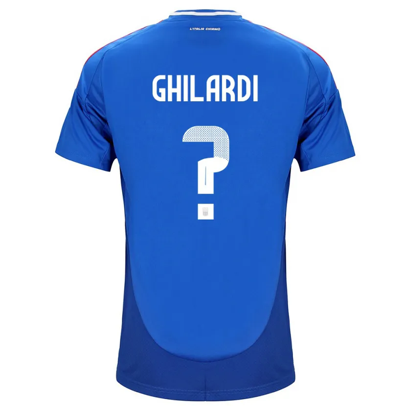 Danxen Kid Italy Daniele Ghilardi #0 Blue Home Jersey 24-26 T-Shirt