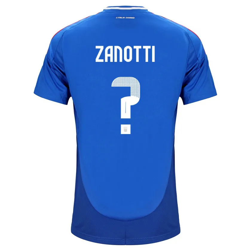 Danxen Kid Italy Mattia Zanotti #0 Blue Home Jersey 24-26 T-Shirt