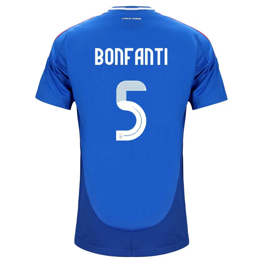 Danxen Kid Italy Giovanni Bonfanti #5 Blue Home Jersey 24-26 T-Shirt