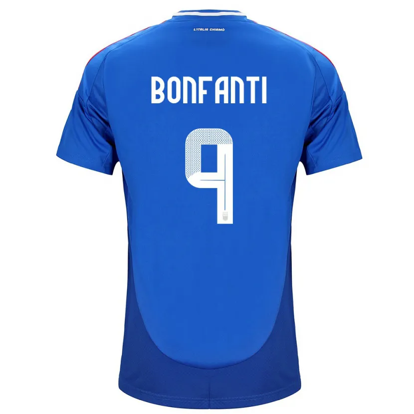 Danxen Kid Italy Nicholas Bonfanti #9 Blue Home Jersey 24-26 T-Shirt