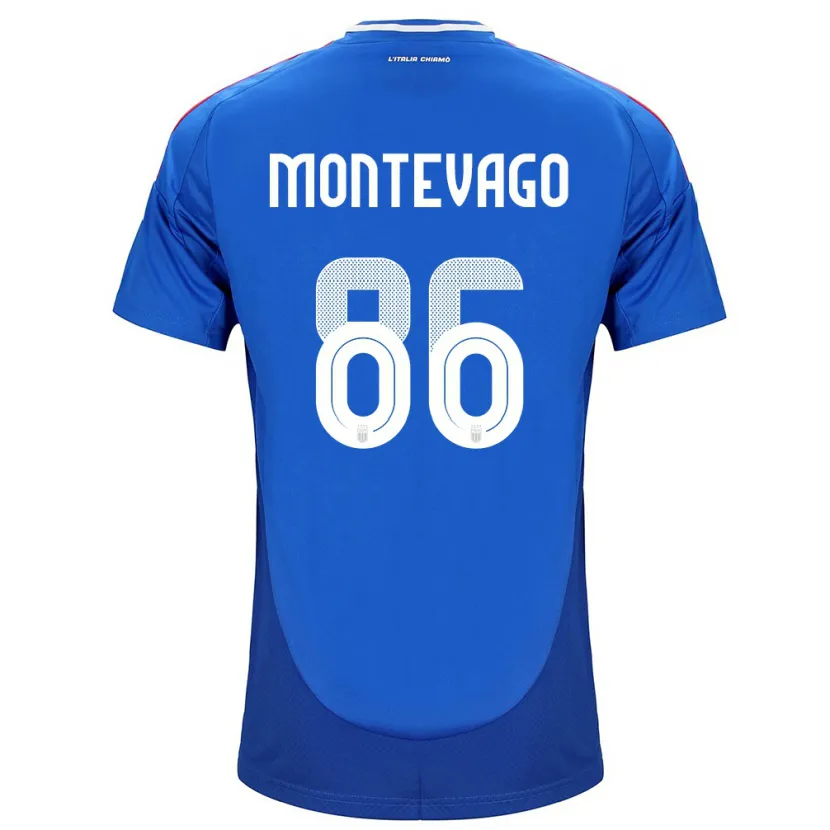 Danxen Kid Italy Daniele Montevago #86 Blue Home Jersey 24-26 T-Shirt