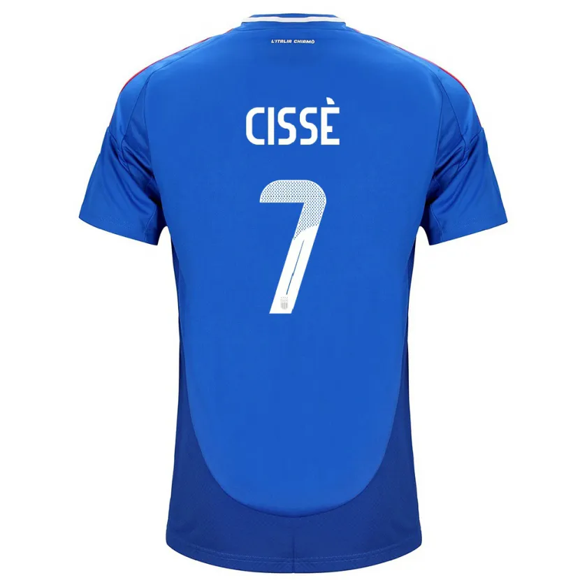 Danxen Kid Italy Alphadjo Cissè #7 Blue Home Jersey 24-26 T-Shirt