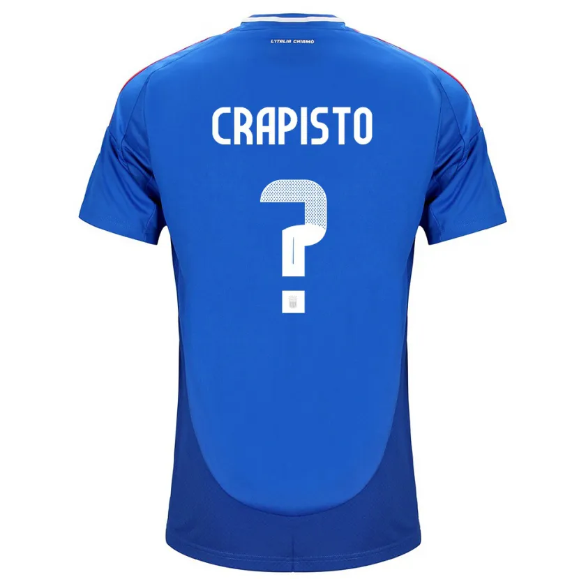 Danxen Kid Italy Francesco Crapisto #0 Blue Home Jersey 24-26 T-Shirt