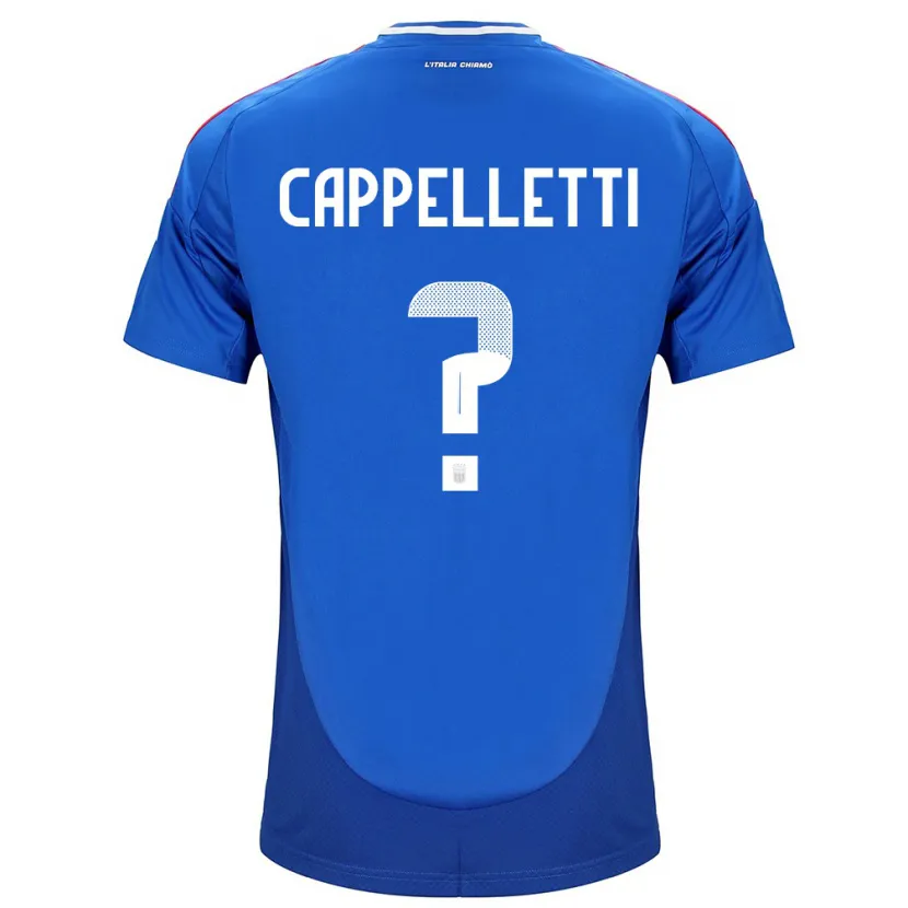 Danxen Kid Italy Mattia Cappelletti #0 Blue Home Jersey 24-26 T-Shirt