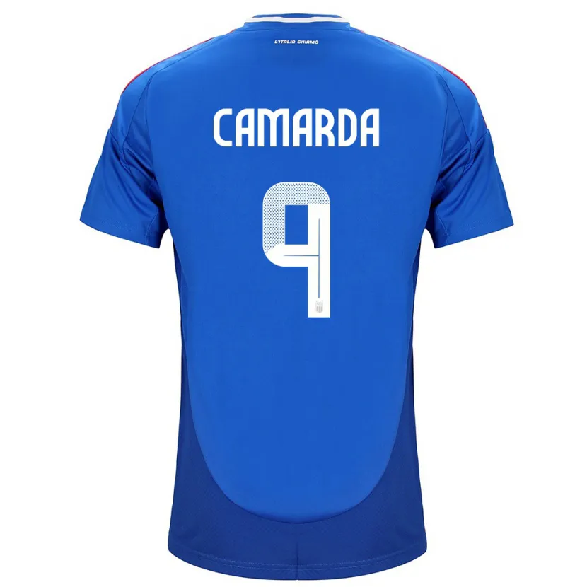 Danxen Kid Italy Francesco Camarda #9 Blue Home Jersey 24-26 T-Shirt