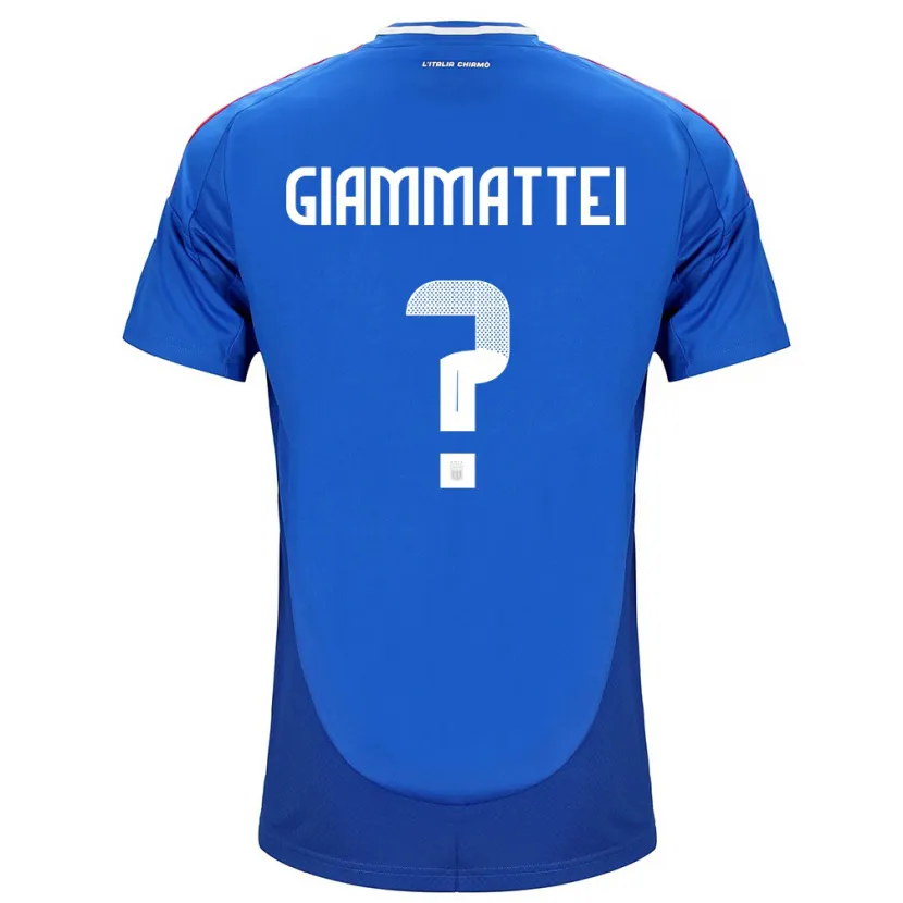 Danxen Kid Italy Gioele Giammattei #0 Blue Home Jersey 24-26 T-Shirt