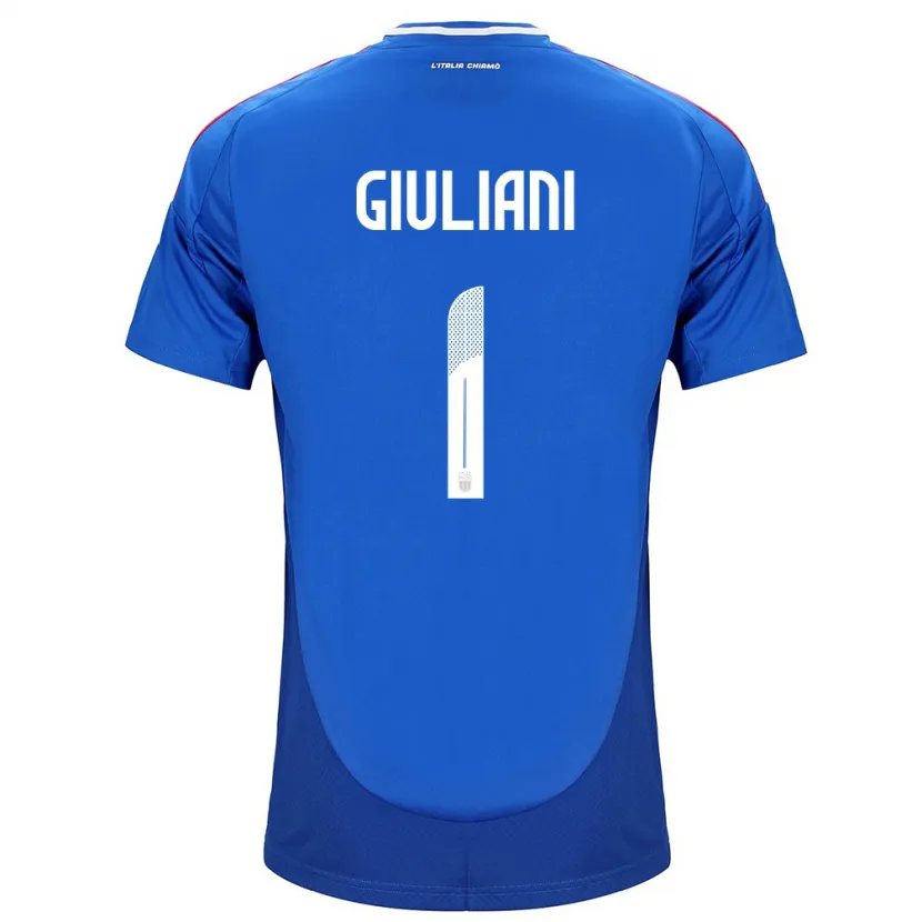 Danxen Kid Italy Laura Giuliani #1 Blue Home Jersey 24-26 T-Shirt