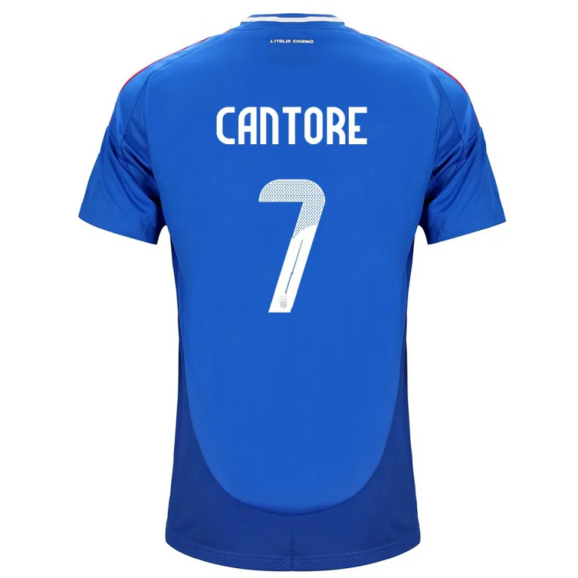 Danxen Kid Italy Sofia Cantore #7 Blue Home Jersey 24-26 T-Shirt