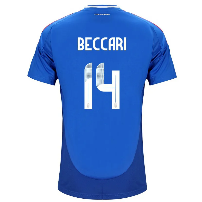 Danxen Kid Italy Chiara Beccari #14 Blue Home Jersey 24-26 T-Shirt