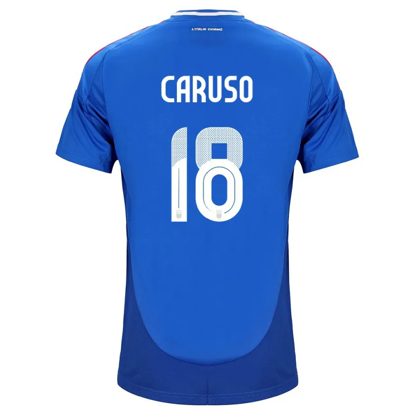 Danxen Kid Italy Arianna Caruso #18 Blue Home Jersey 24-26 T-Shirt