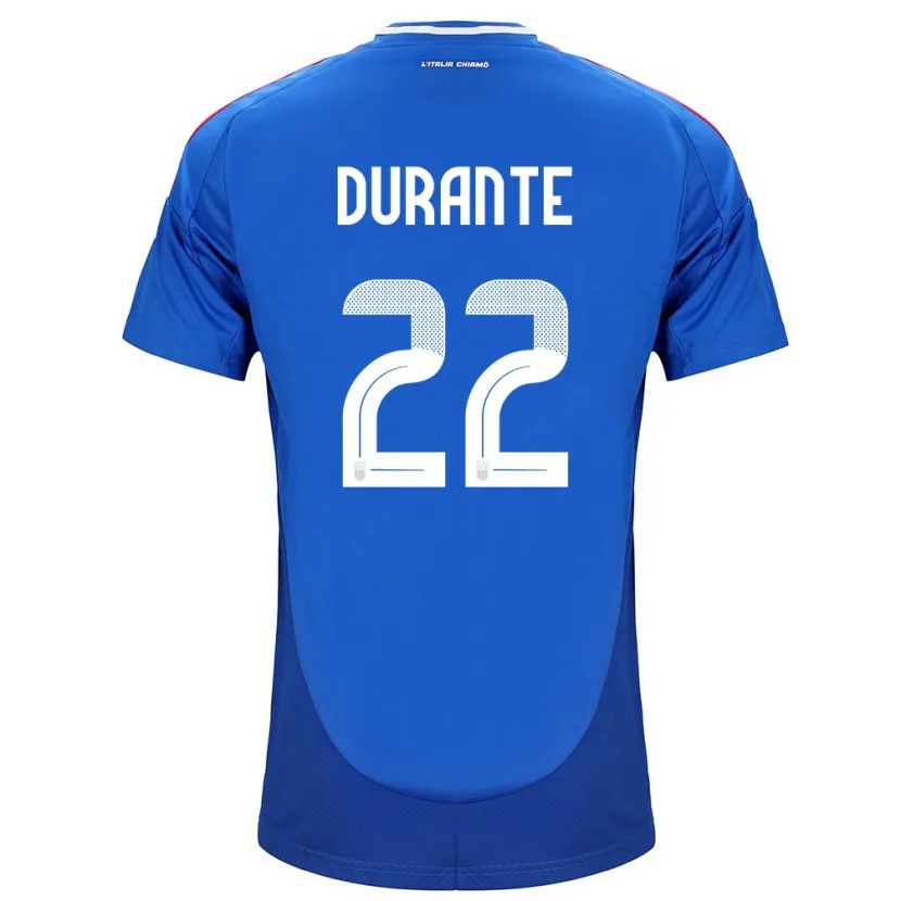 Danxen Kid Italy Francesca Durante #22 Blue Home Jersey 24-26 T-Shirt