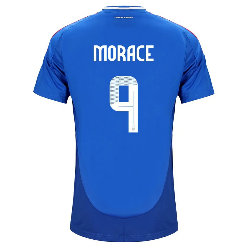 Danxen Kid Italy Carolina Morace #9 Blue Home Jersey 24-26 T-Shirt