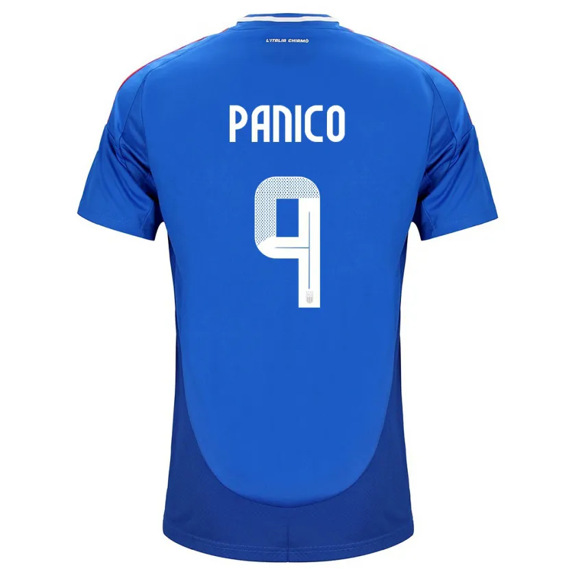 Danxen Kid Italy Patrizia Panico #9 Blue Home Jersey 24-26 T-Shirt