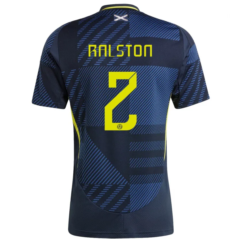 Danxen Kid Scotland Anthony Ralston #2 Dark Blue Home Jersey 24-26 T-Shirt