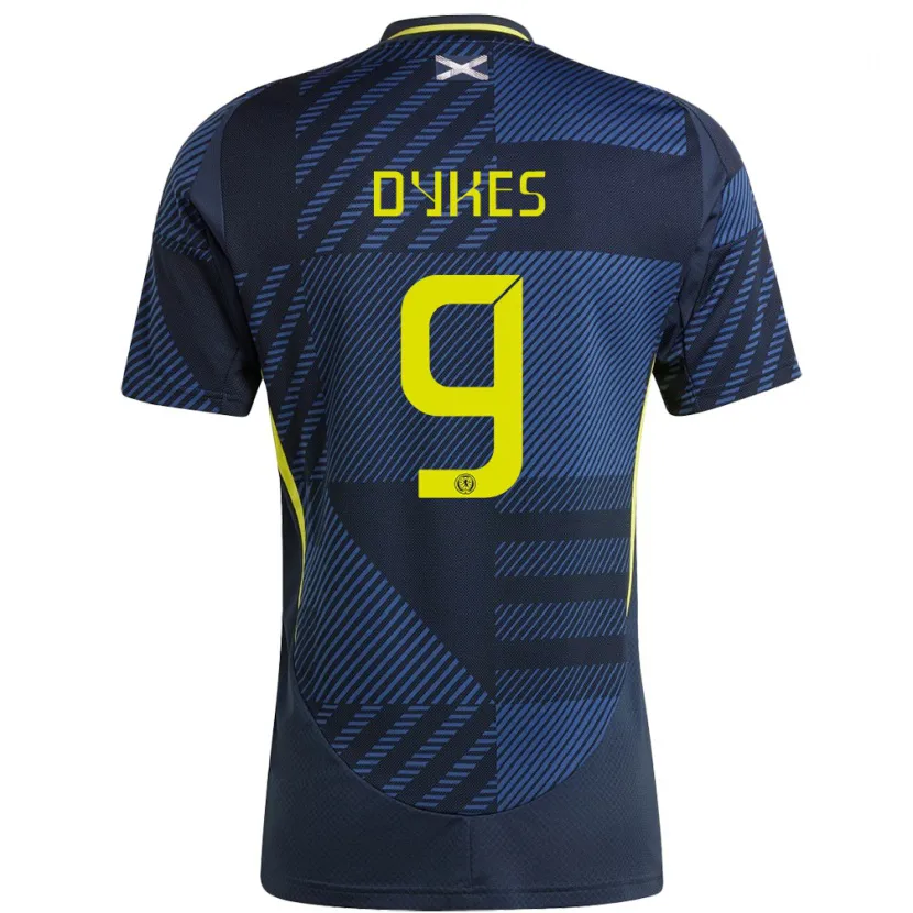 Danxen Kid Scotland Lyndon Dykes #9 Dark Blue Home Jersey 24-26 T-Shirt