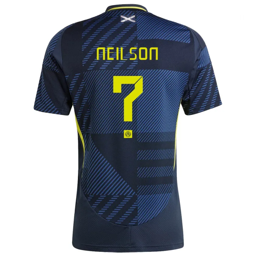 Danxen Kid Scotland Lewis Neilson #0 Dark Blue Home Jersey 24-26 T-Shirt